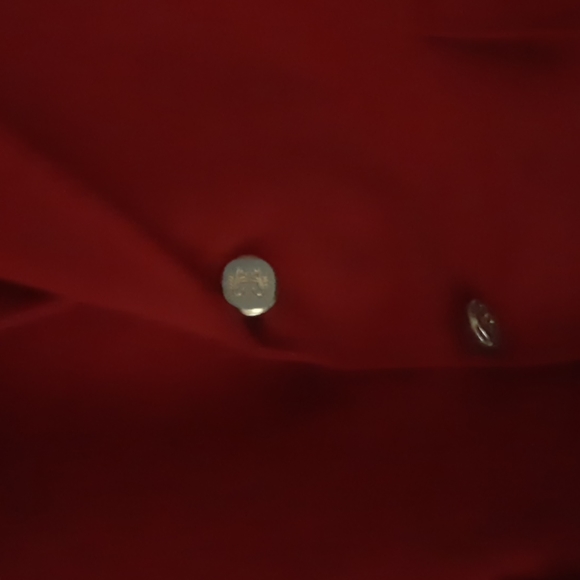 Vintage Mc Gregor red velvet blazer with gold buttons pit 18 inches - Picture 3 of 7